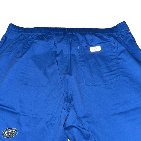 Med Couture Women's Drawstring Scrub Bottom/Pant | Royal Blue/Pink | NEW/NWT! - Picture 7 of 11